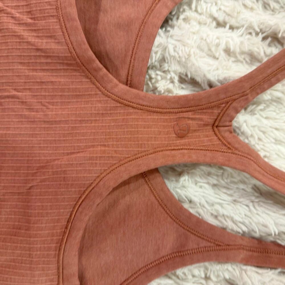 Lululemon Women's Pink and Orange Vest